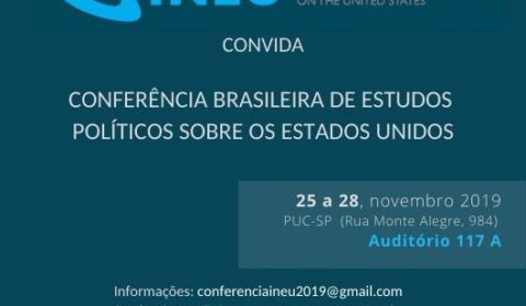 Conferência do INEU sobre Estudos Políticos dos EUA será em novembro