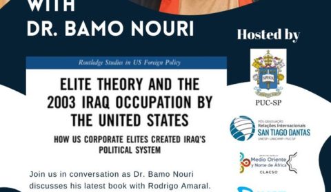 Novo livro de Bamo Nouri discute interesses da elite corporativa dos EUA na Guerra do Iraque