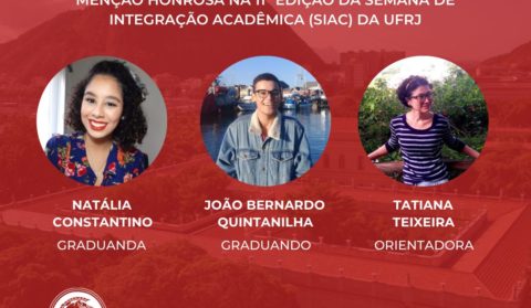 Pesquisadores do Opeu são premiados na Siac, Semana de Integração Acadêmica da UFRJ