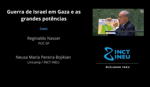 Diálogos INEU: A guerra de Israel em Gaza e o movimento das grandes potências