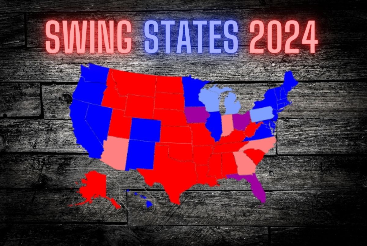 Swing states e a eleição presidencial 2024