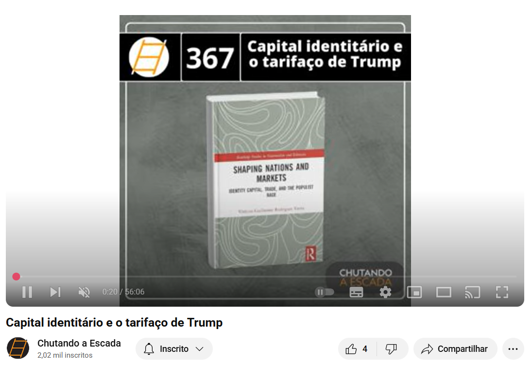 Chutando a Escada: capital identitário e o tarifaço de Trump
