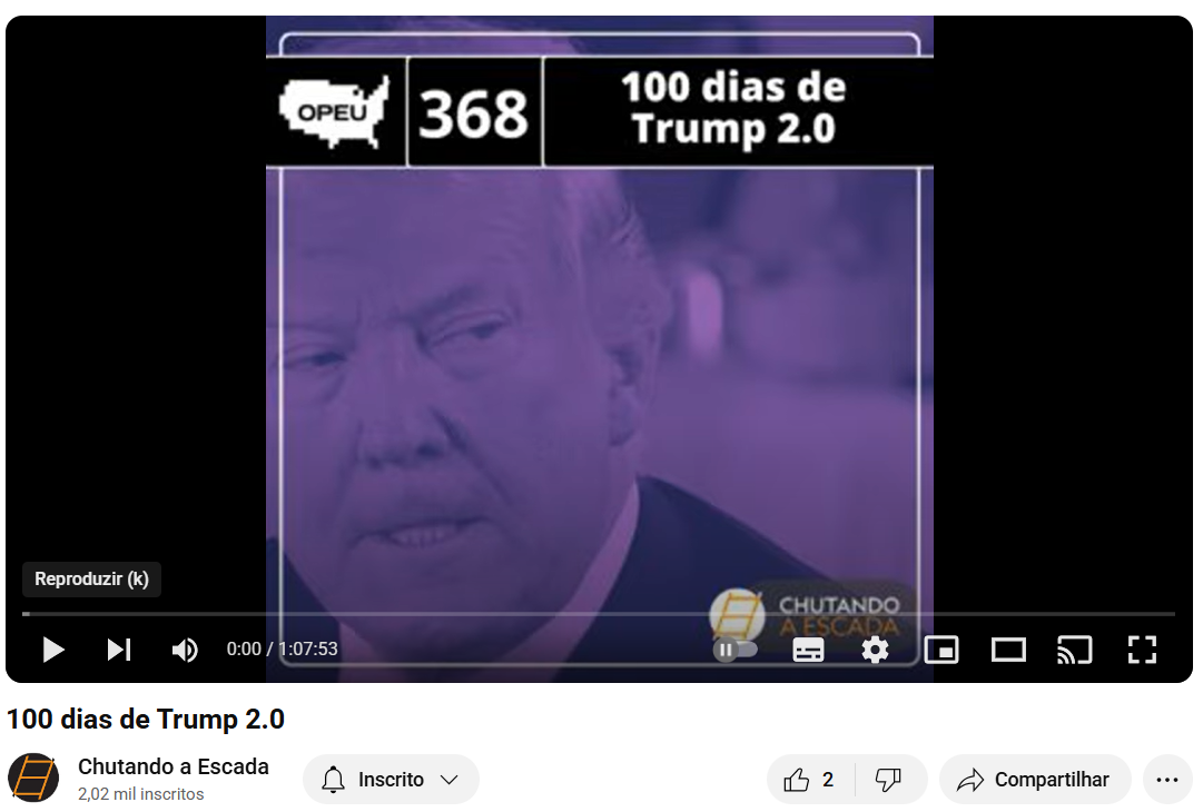 Chutando a Escada: 100 dias de Trump 2.0