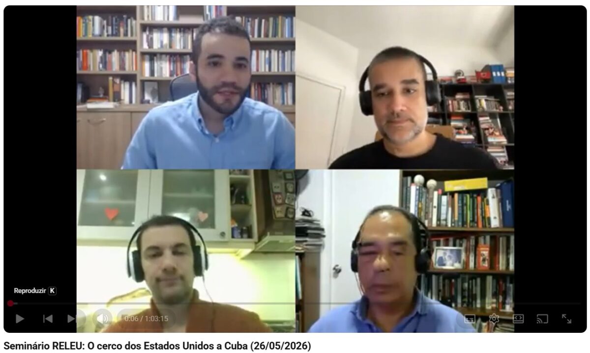 Seminários RELEU 2026: O cerco dos EUA à Cuba 