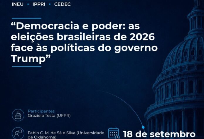 INCT-INEU, Ippri e Cedec convidam para seminário sobre as eleições brasileiras e Trump